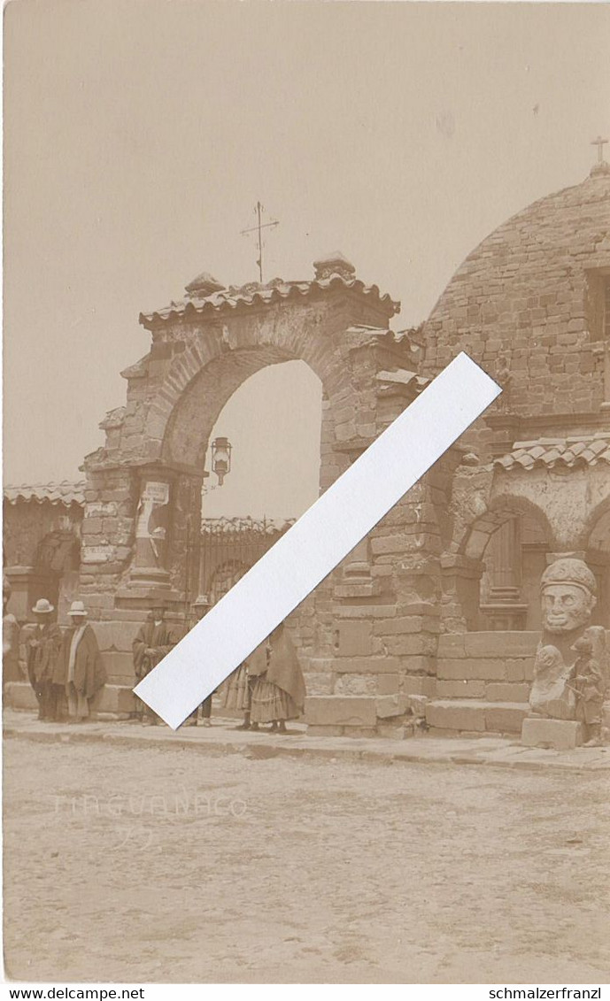 Foto AK Tiaguanaco Tiwanaku Tiahuanaco Tiawanacu Inka Inca Indio a Ingavi El Alto Viacha La Paz Bolivien Bolivia Bolivie