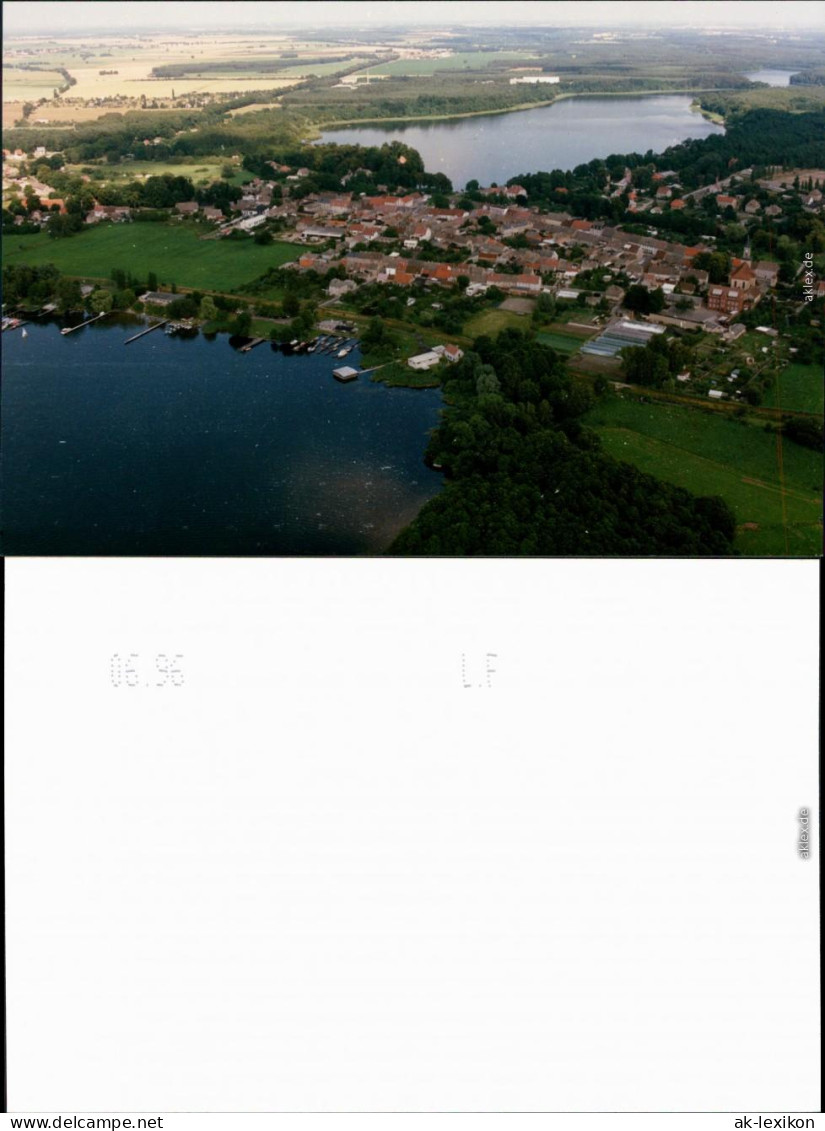 Foto Lindow (Mark) Luftbild 1996 Privatfoto 2 Seen