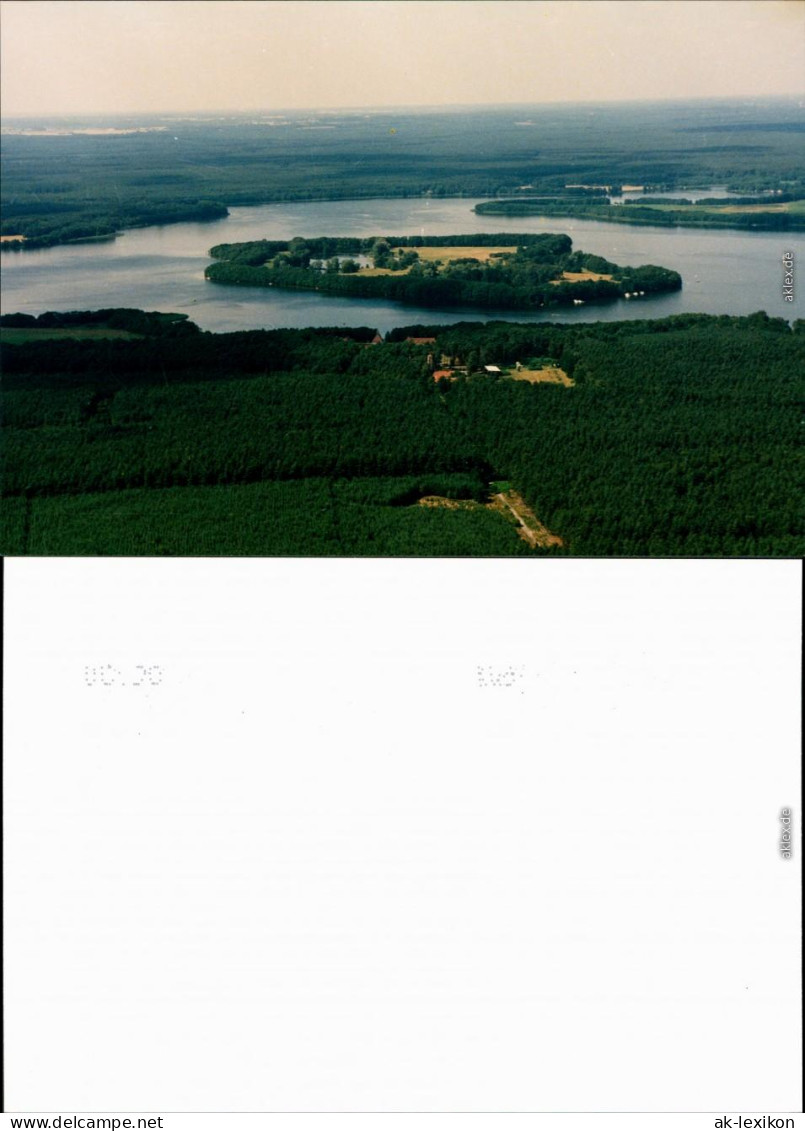 Foto Lindow (Mark) Luftbild Gudelacksee Insel 1996 Privatfoto