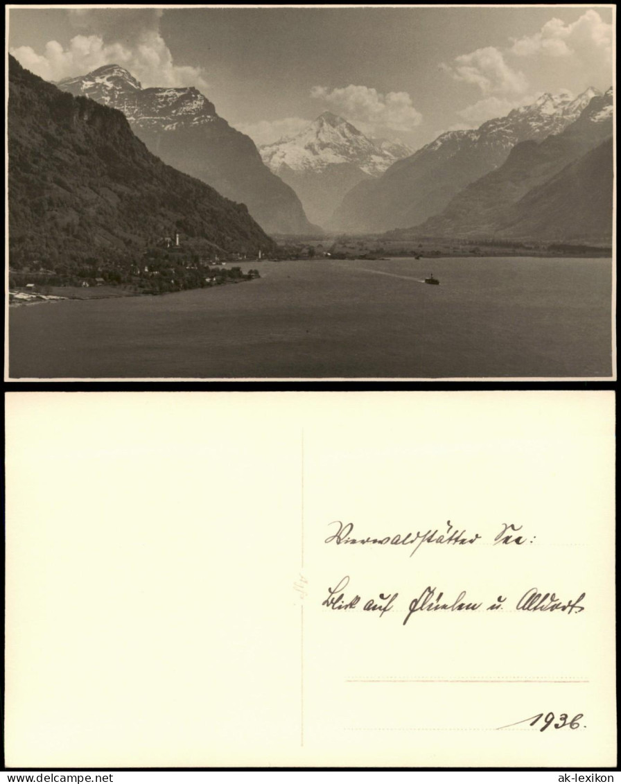 Foto Luzern Lucerna Vierwaldstättersee 1936 Privatfoto Foto
