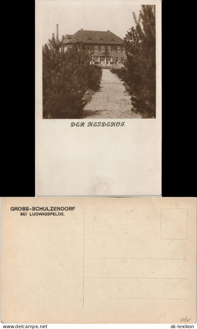 Foto Schulzendorf (b. Ludwigsfelde) Der Heidehof 1930 Privatfoto