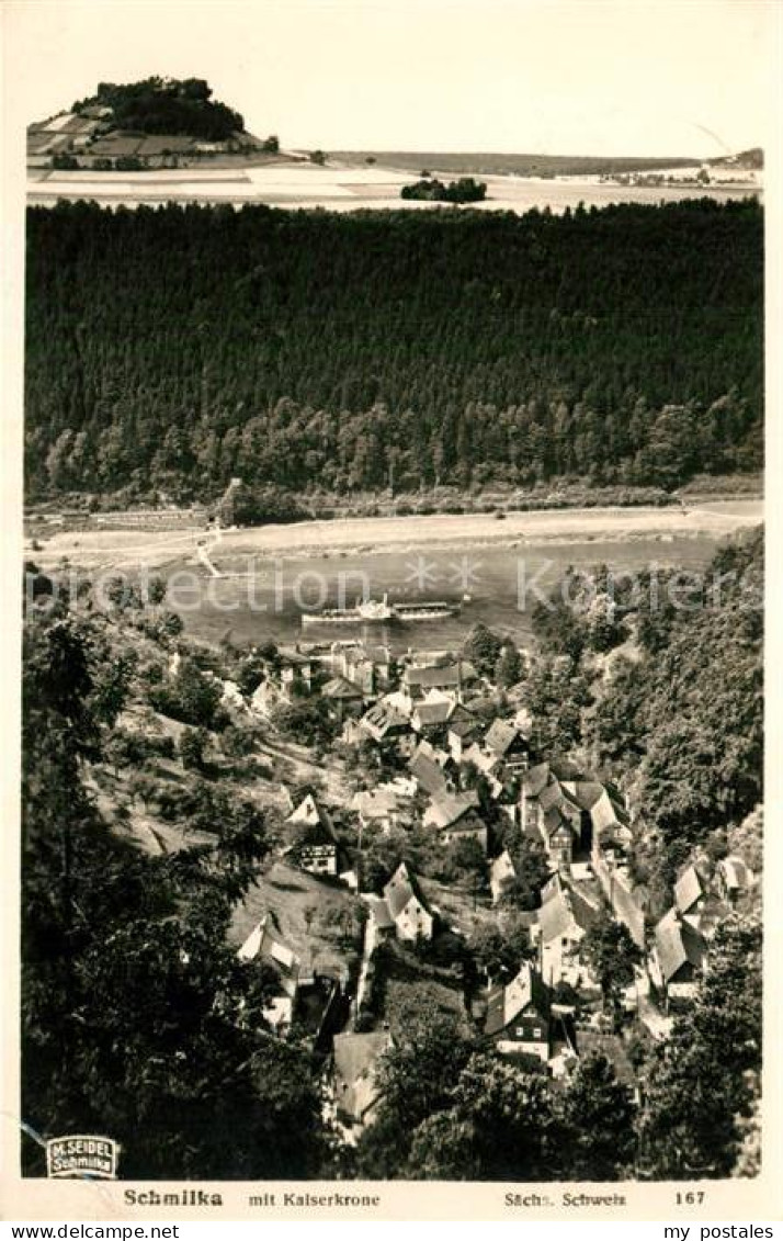 Foto Seidel M. Schmilka Nr. 167 Schmilka Kaiserkrone