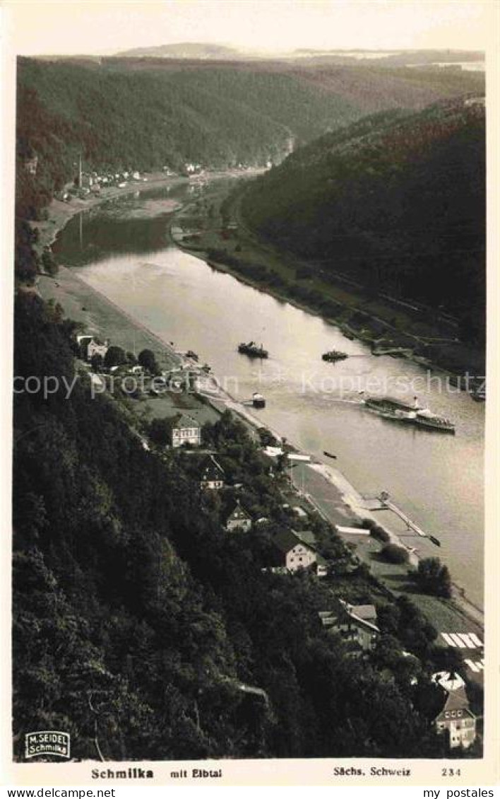 Foto Seidel M. Schmilka Nr. 234 Schmilka Elbteil