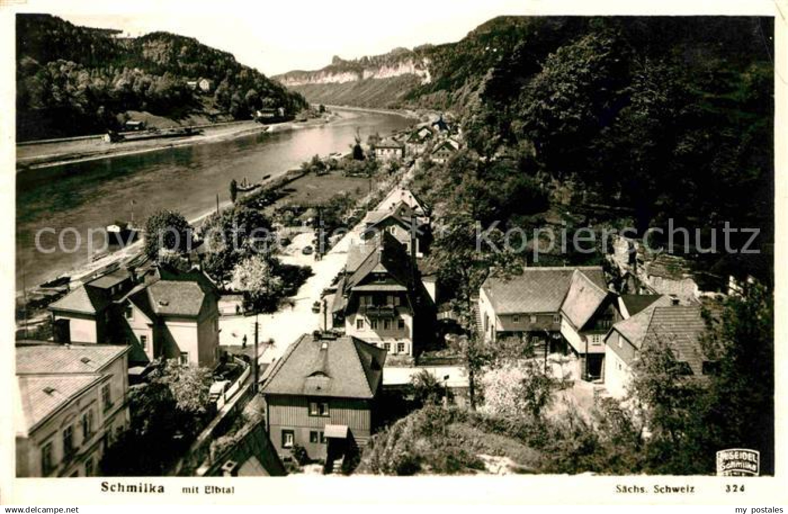 Foto Seidel M. Schmilka Nr. 324 Schmilka Elbtal