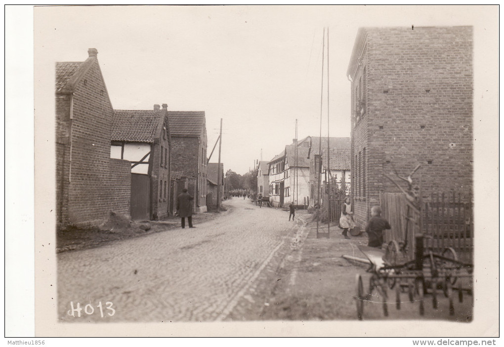 Foto september 1925 FUSSENICH (Zülpich) - Eintrag von Französisch-Jäger, armée du Rhin (A123, ww1, wk 1)