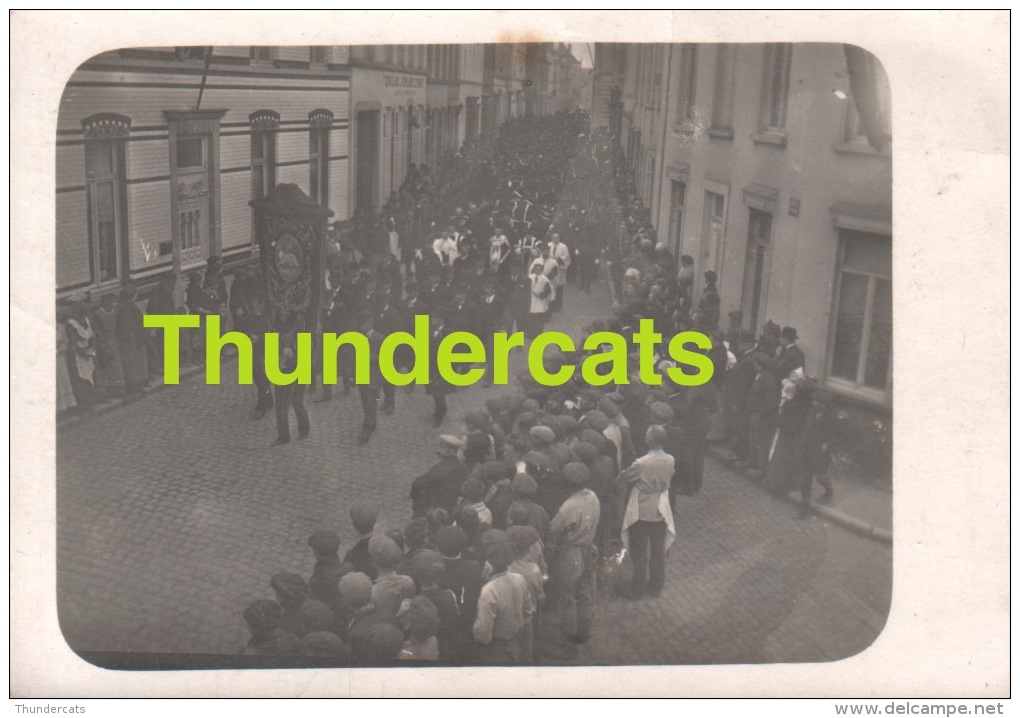 FOTOKAART CARTE DE PHOTO STATIESTRAAT - STATIE STRAAT PLAATS TE IDENTIFICEREN  LIEU A IDENTIFIER