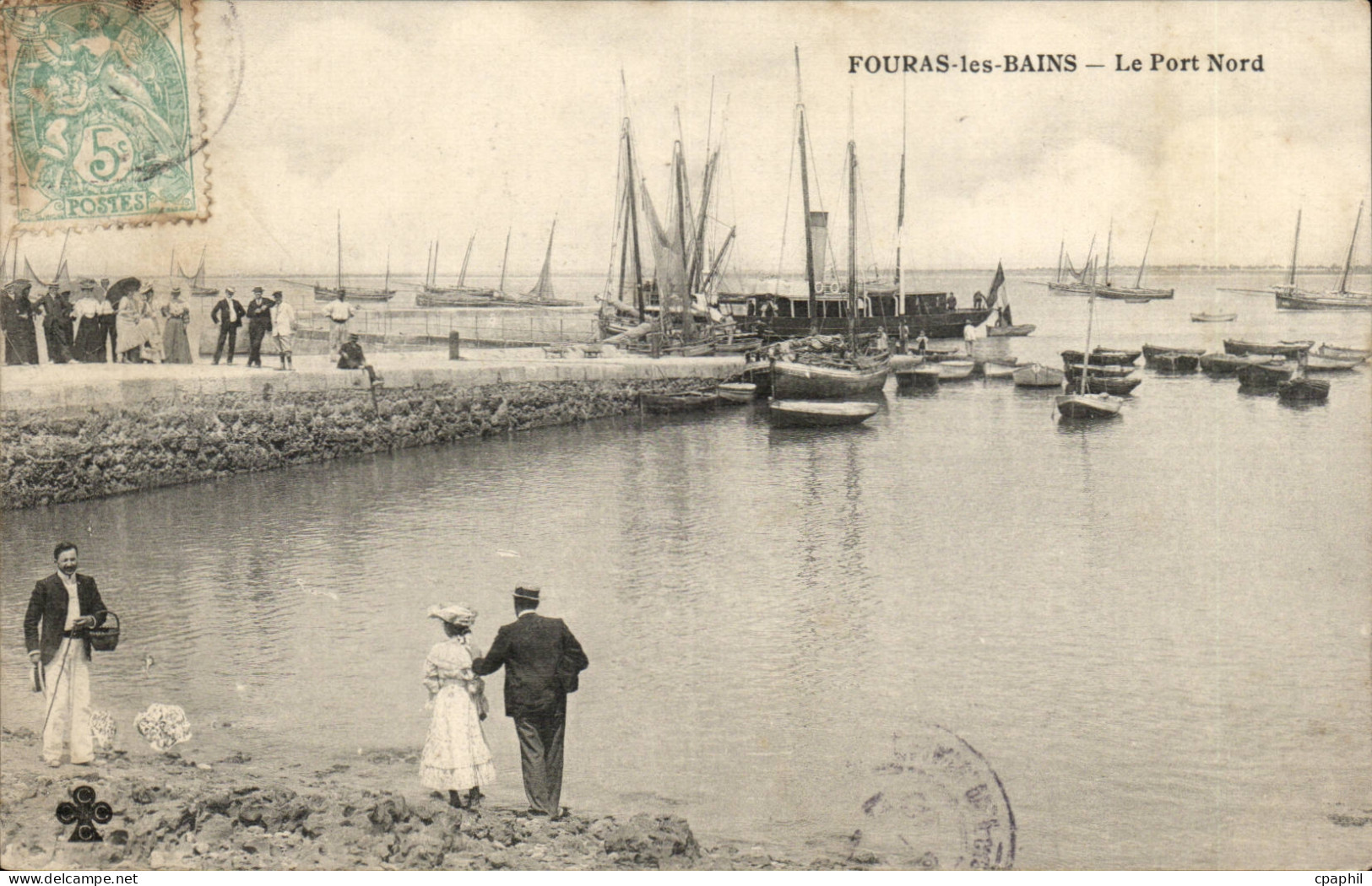 Fouras les Bains CPA Le port nord
