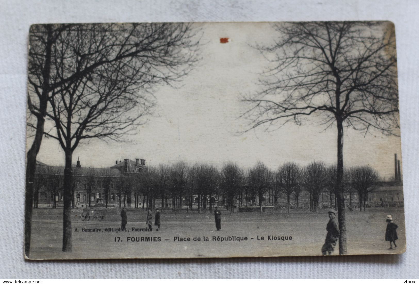 Fourmies, place de la République, le kiosque, Nord 59