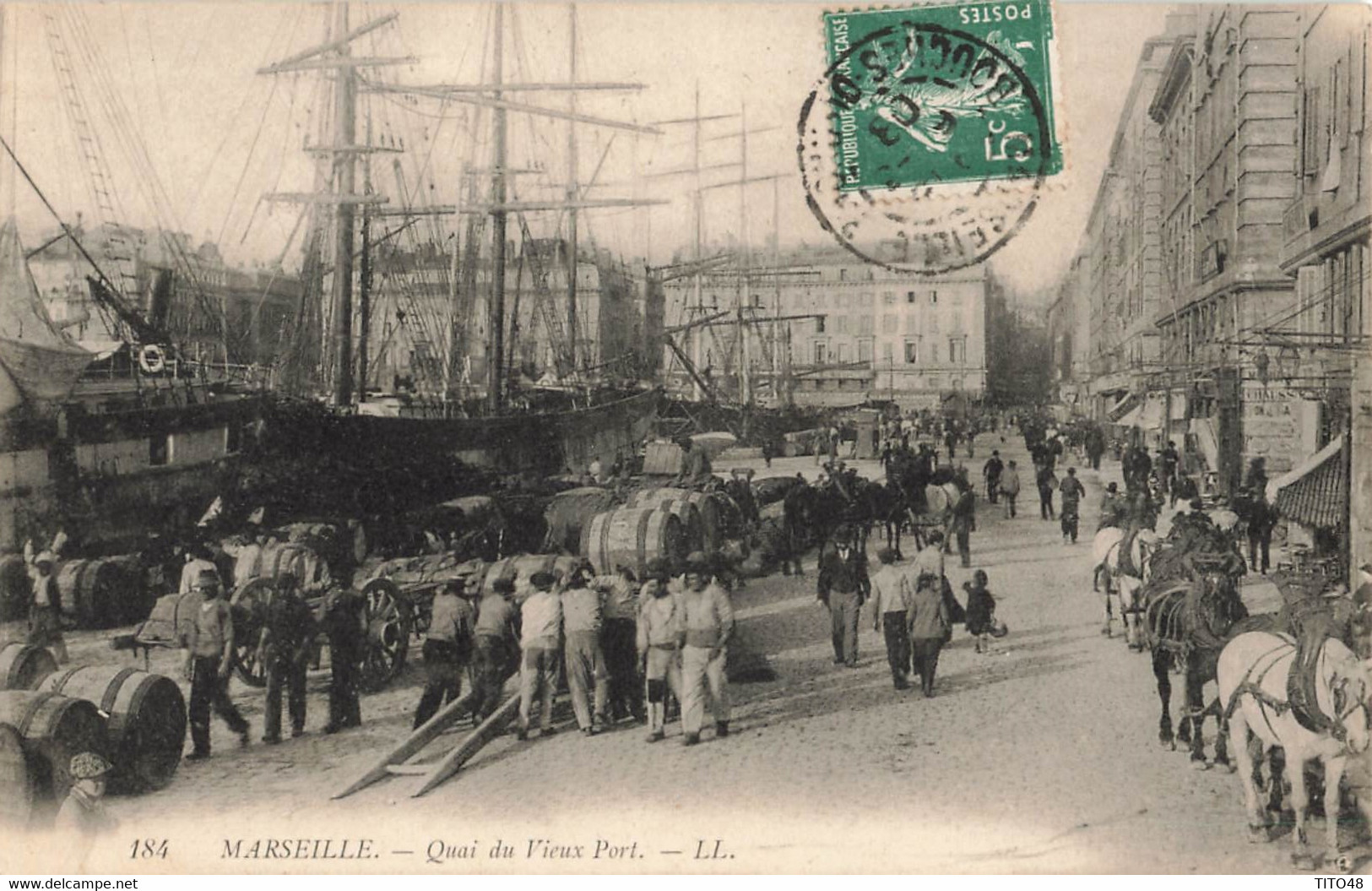 France (13 Marseille) - Vieux Port - Quai du