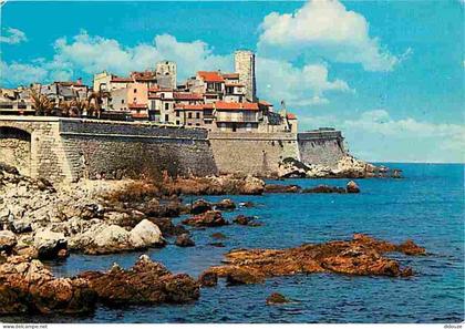 Carte Postale - 06 - Antibes - Les Remparts - La vieille ville et ses Remparts - CPM - Voir Scans Recto-Verso - Poscard