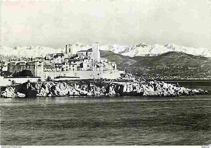Carte Postale - 06 - Antibes - Vieille Ville - La vieille Ville et la Chaine des Alpes - CPM - Voir Scans Recto-Verso -