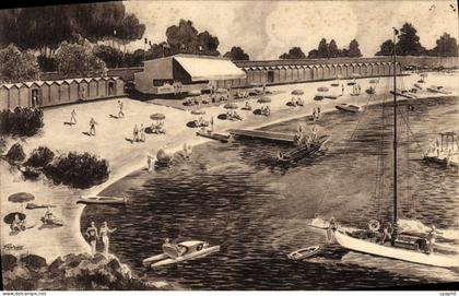CPA Plage de la Garoupe Cap d'Antibes
