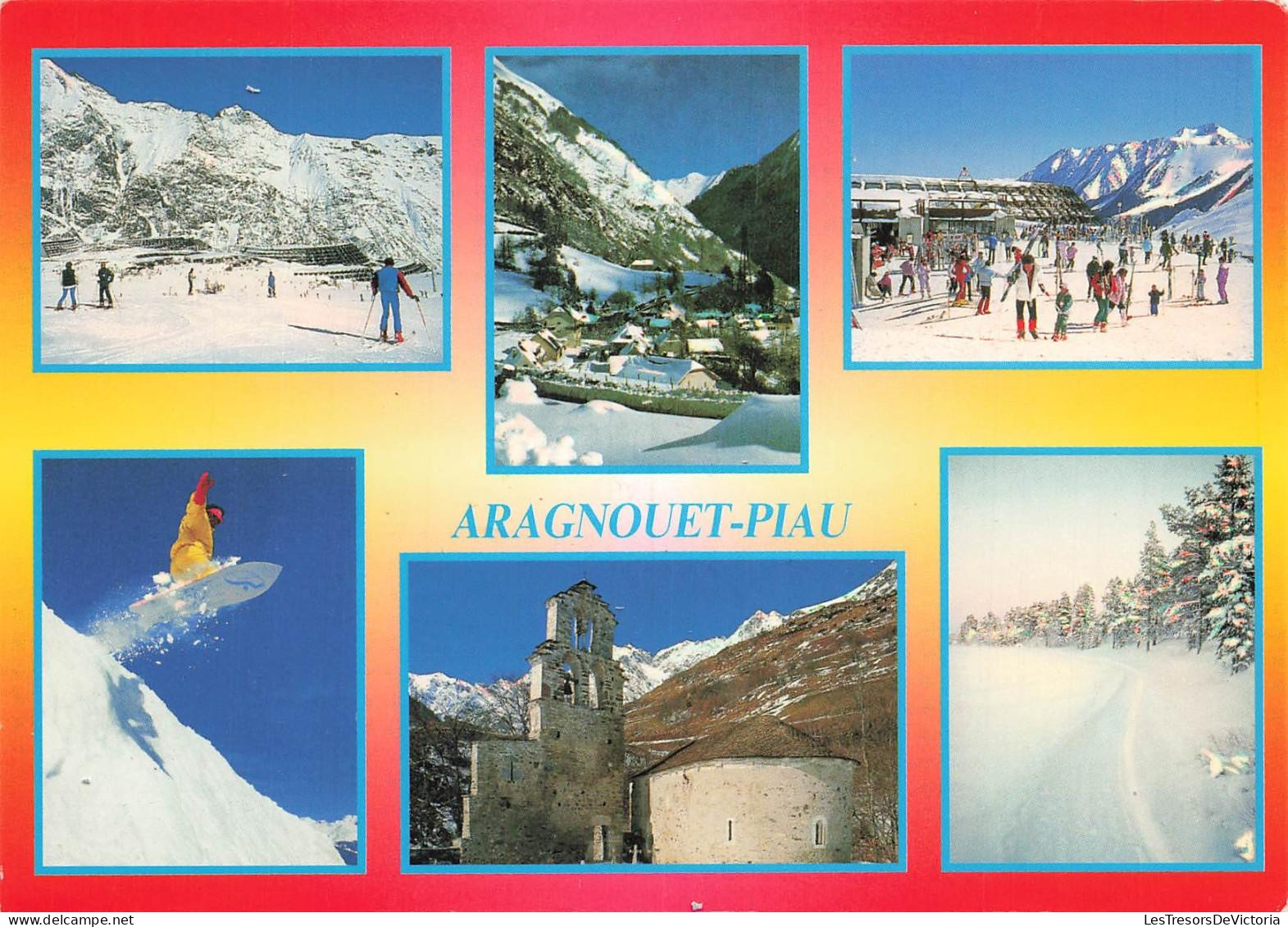 FRANCE - Aragnouet - Piau - Féérie hivernale - Ski - Sport - Animé - Ed La Cigogne - Grf Aragnouet - Carte postale