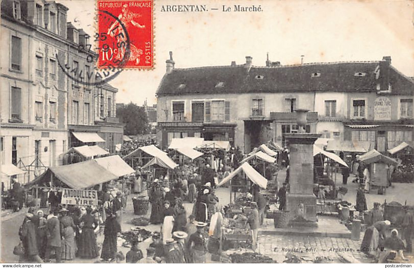 France - ARGENTAN (61) Le Marché - Ed. E. Rousset