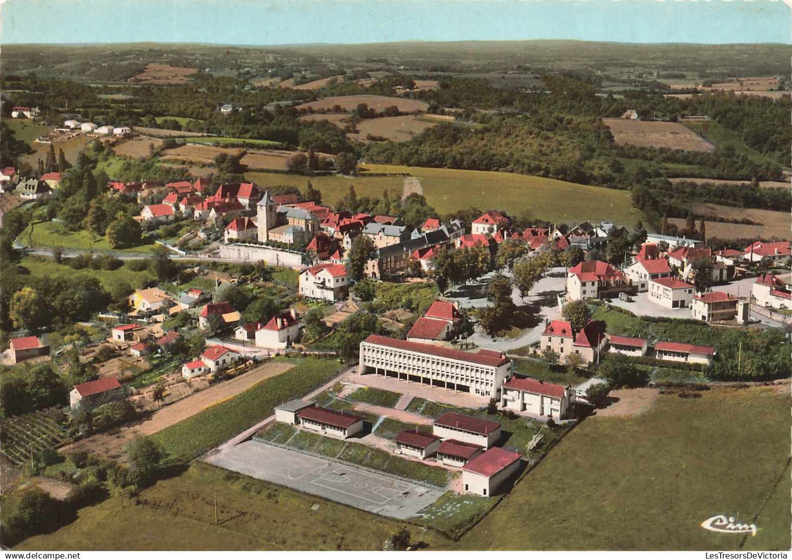FRANCE - Arthez de Béarn - Vue aérienne - Ac 308109 A - SPADEM - CIM - panorama - paysage - Carte postale