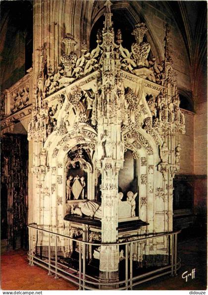 01 - Bourg en Bresse - Eglise de Brou - intérieur de l'Eglise de Brou - Tombeau de Marguerite d'Autriche - CPM - Voir Sc