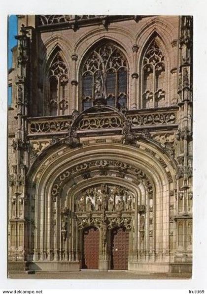 AK 216542 FRANCE - Bourg-en-Bresse - Eglise de Brou - Portail Ouerst