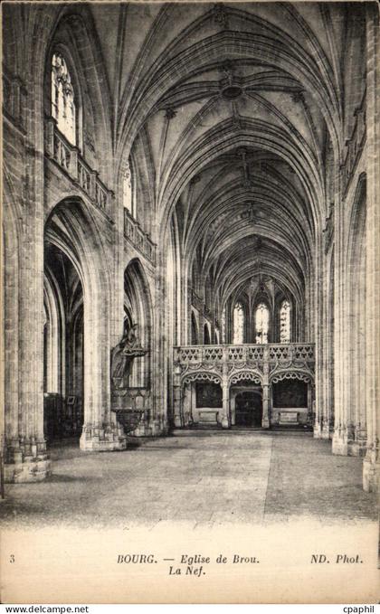 CPA Bourg Eglise De Brou