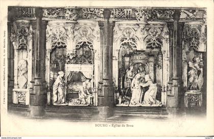 CPA Bourg Eglise De Brou