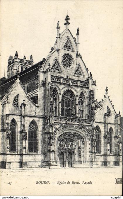 CPA Eglise de Brou Eglise de Brou Facade