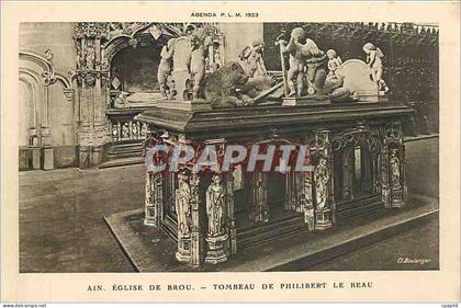 CPA EGLISE DE BROU-TOMBEAUA DE PHLIBERT LE BEAU