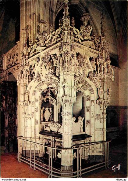 01 - Bourg en Bresse - Eglise de Brou - intérieur de l'Eglise de Brou - Tombeau de Marguerite d'Autriche - CPM - Voir Sc