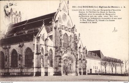 CPA Bourg Ain Eglise de Brou