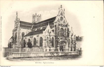 CPA Bourg Eglise De Brou