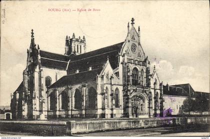 CPA Bourg Eglise de Brou