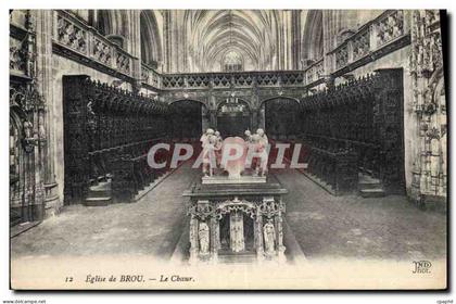 CPA Eglise de Brou Le Choeur