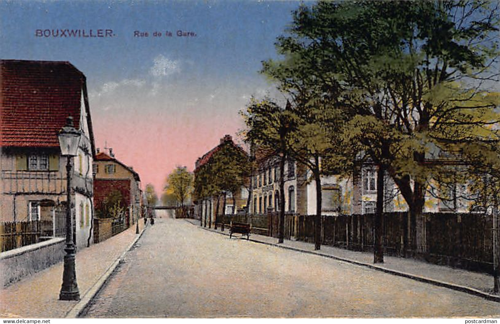 France - Bouxwiller - Rue de la Gare