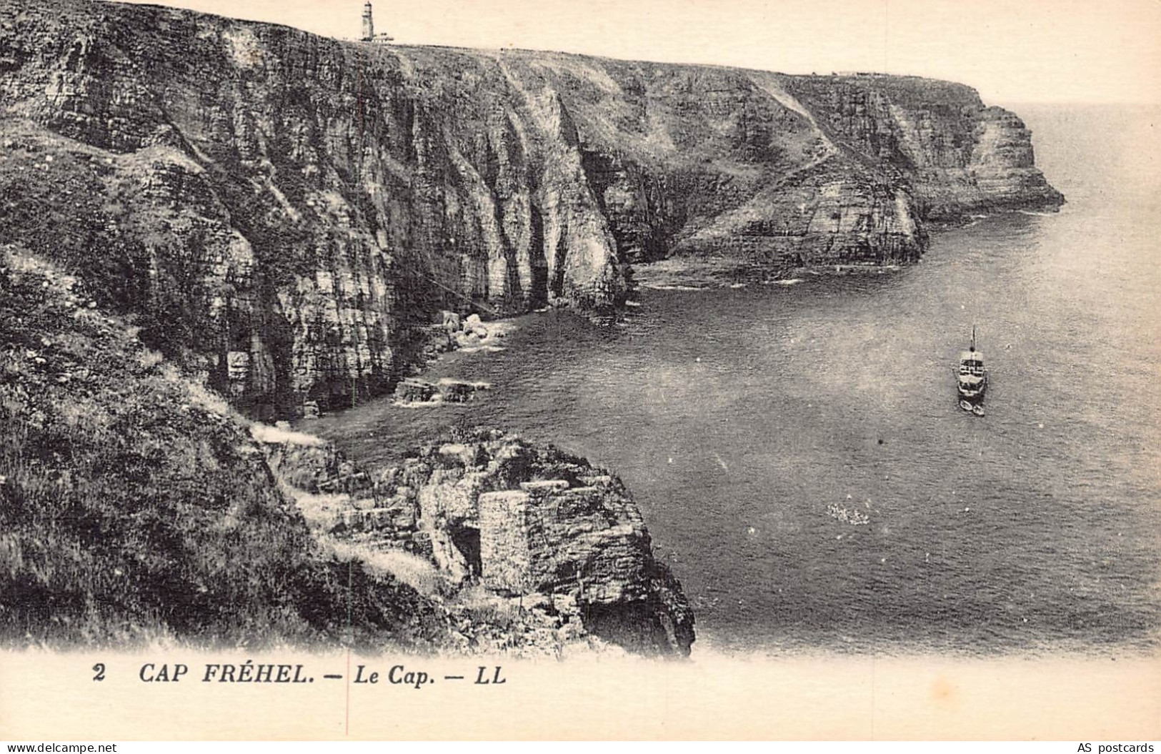 France Cap Frehel Le Cap vintage postcard B828