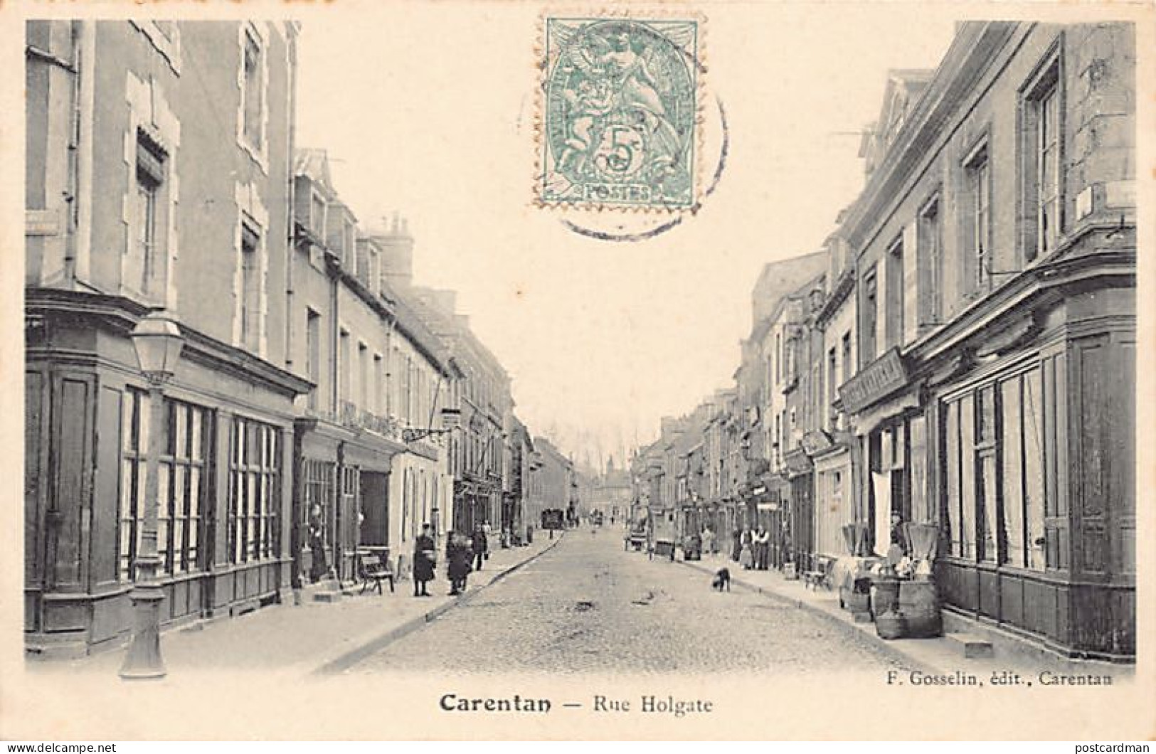 France - CARENTAN (50) Rue Holgate