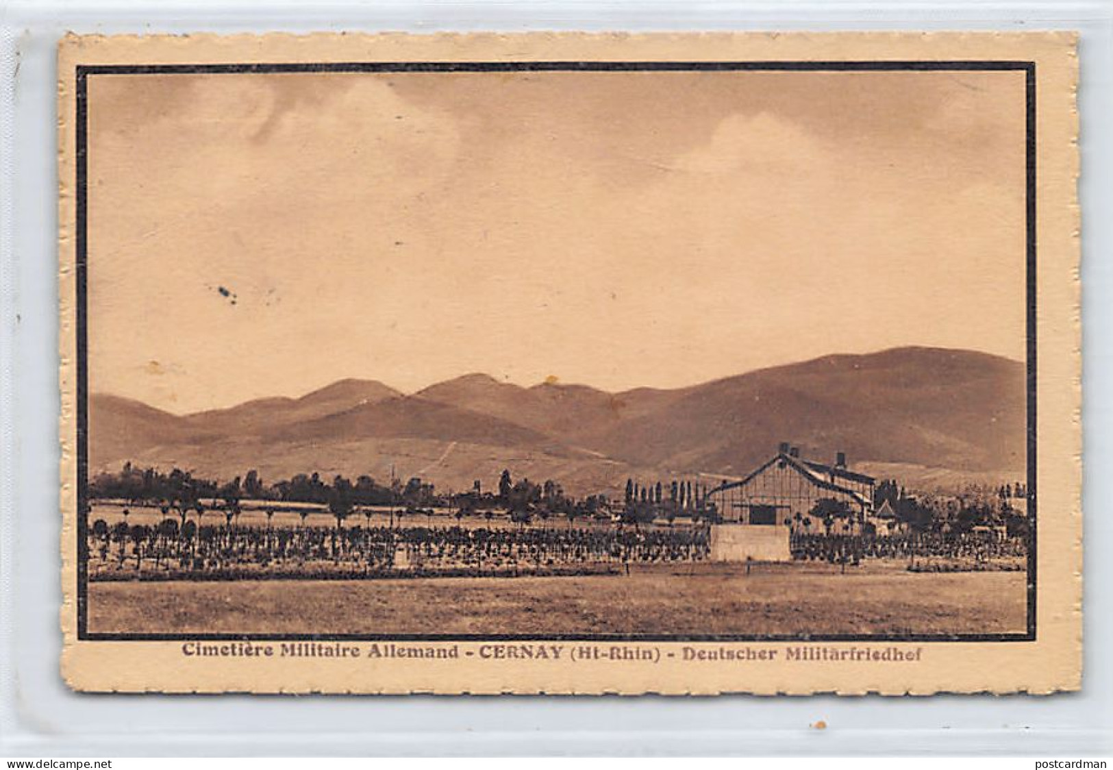 France - Cernay (68) Cimetière Militaire Allemand - Deutscher Militärfriedhof
