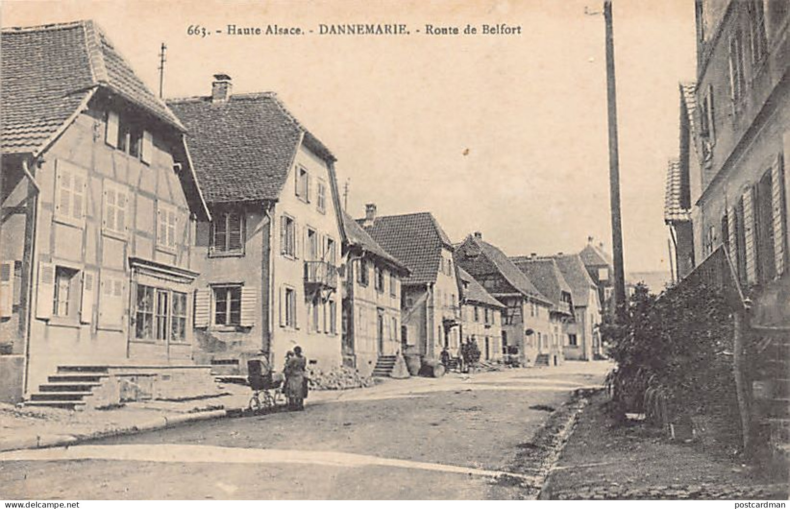 France - DANNEMARIE, Route de Belfort - Ed. Chadourne