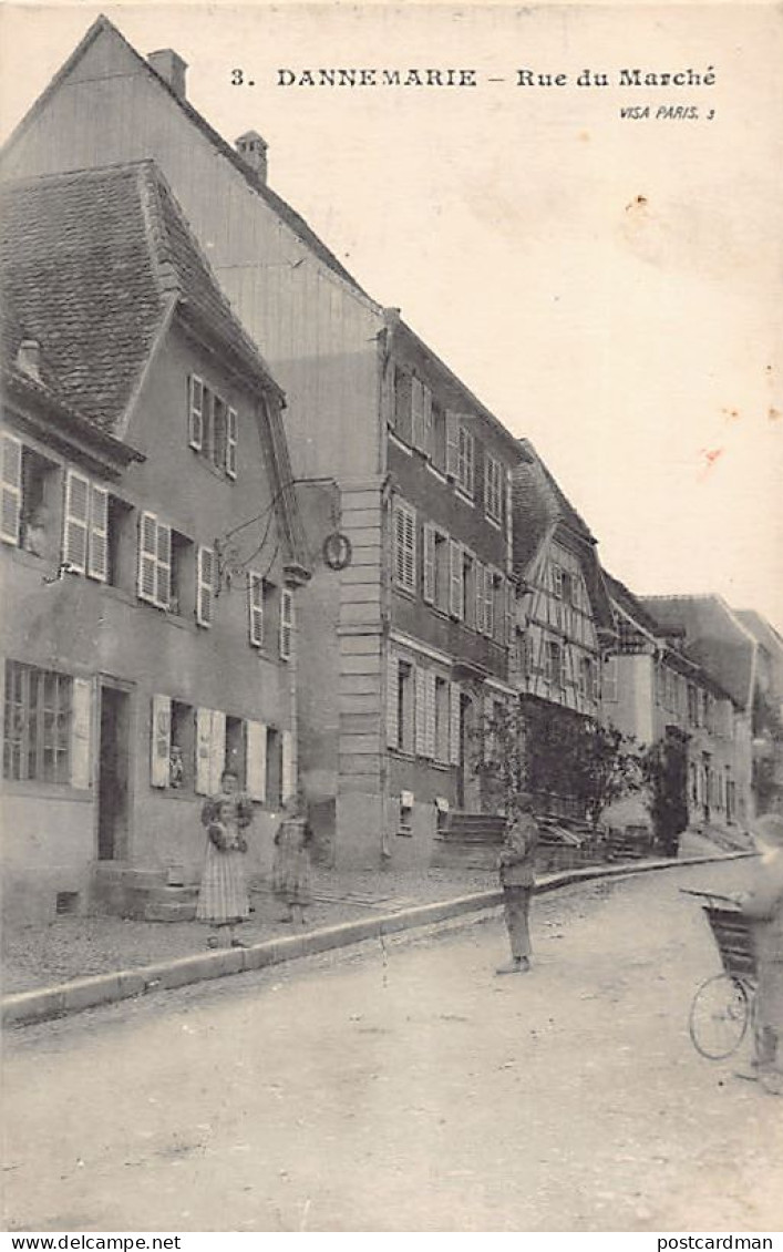 France - DANNEMARIE - Rue du Marché - Ed. A.H. Katz Rueil