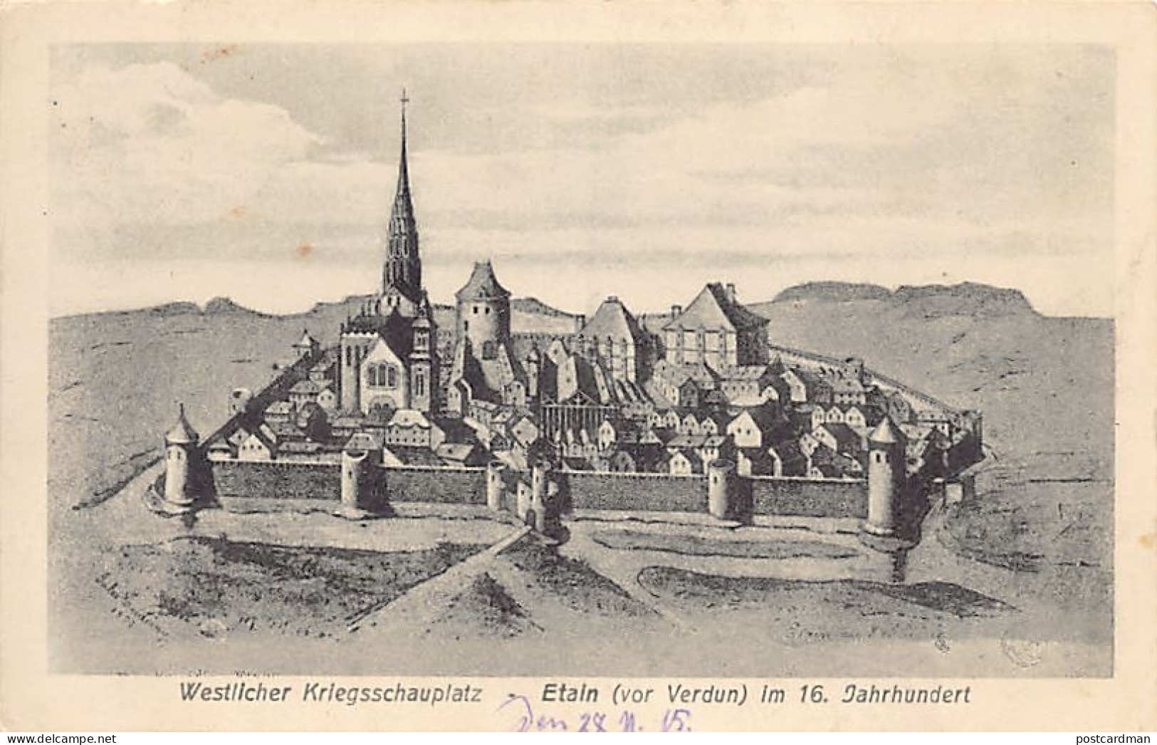 France - ETAIN (55) Etain au XVIe Siècle