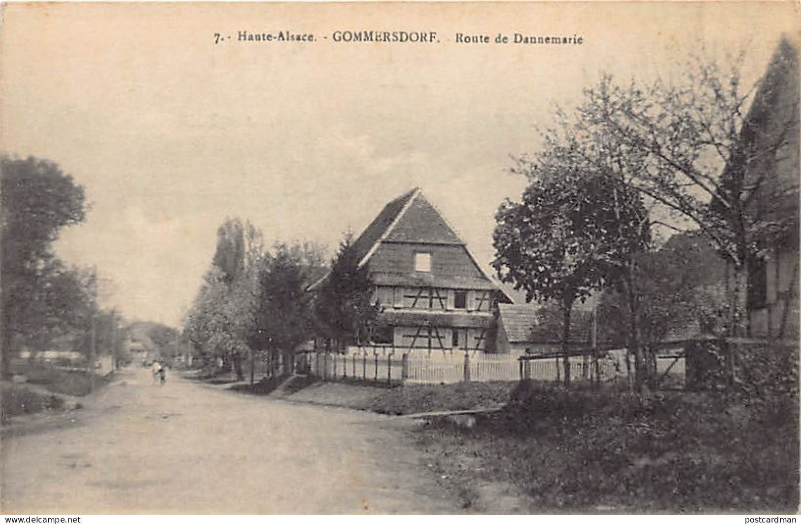 France - Gommersdorf - Route de DANNEMARIE - Ed. Chadourne