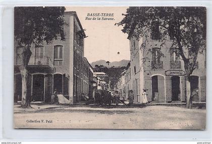 Guadeloupe - BASSE-TERRE - Rue de la Savane - Ed. F. Petit