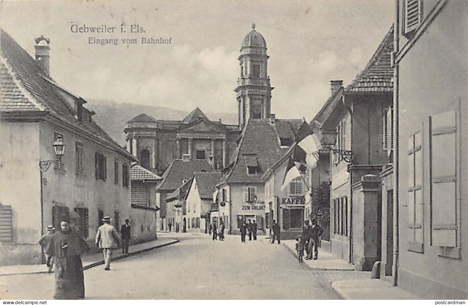 France - GUEBWILLER Gebweiler (68) Eingang vom Bahnhof