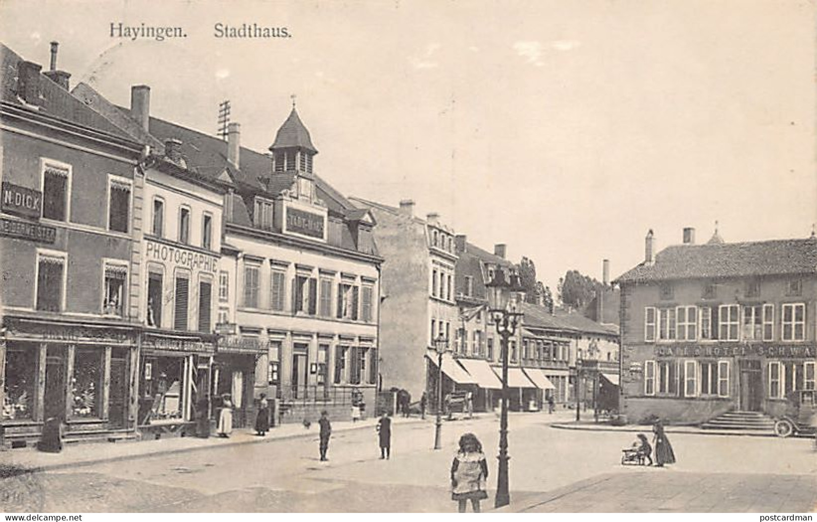 France - HAYANGE (57) Magasin Photographie Bartsch Frères - Place de la Mairie - Ed. A. Wormser