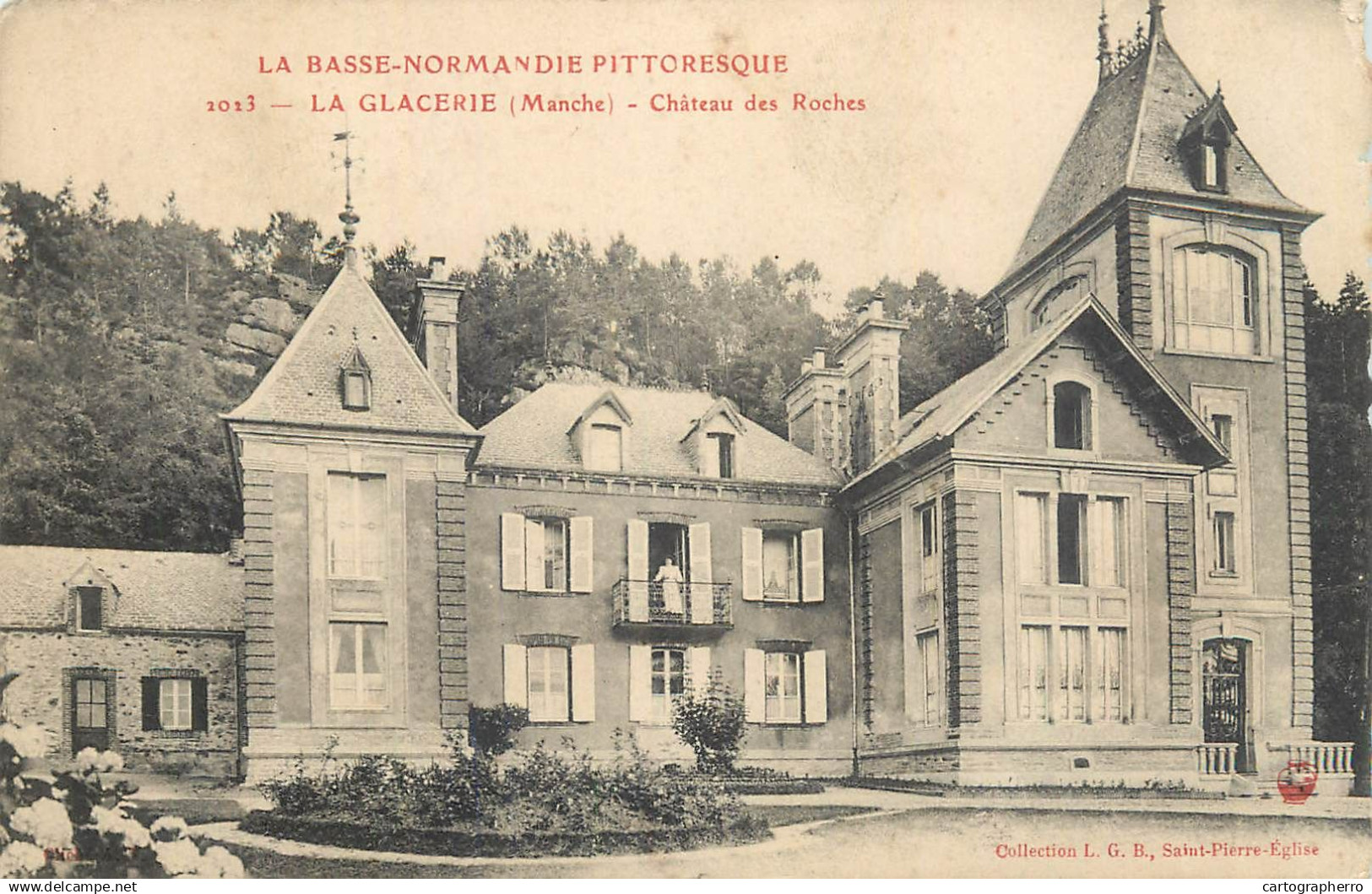 France La Basse Normandie La Glacerie (Manche) Chateau des Roches
