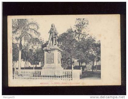 la réunion st denis statue la bourdonnais édit.E.C. , voir état