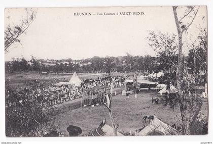 REUNION les Courses à Saint Denis, Hippodrome , course hippique , non voyagée