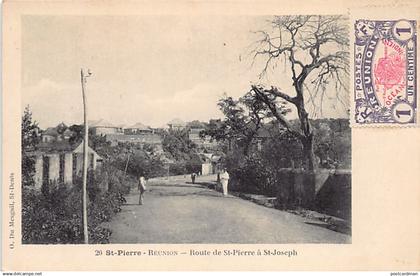 La Réunion - SAINT-PIERRE - Route de Saint-Pierre à Saint-Joseph - Ed. O. Du Mesgnil 20