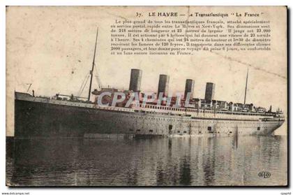 CPA Le Havre Le Transatlantique Le Havre