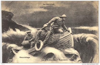 Carte Postale Ancienne de LE HAVRE / Vie du Marin Pêcheur