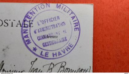 CPA (76) Le Havre .La plage. Cachet Manutention militaire.Le Havre.  (2A.n°6)