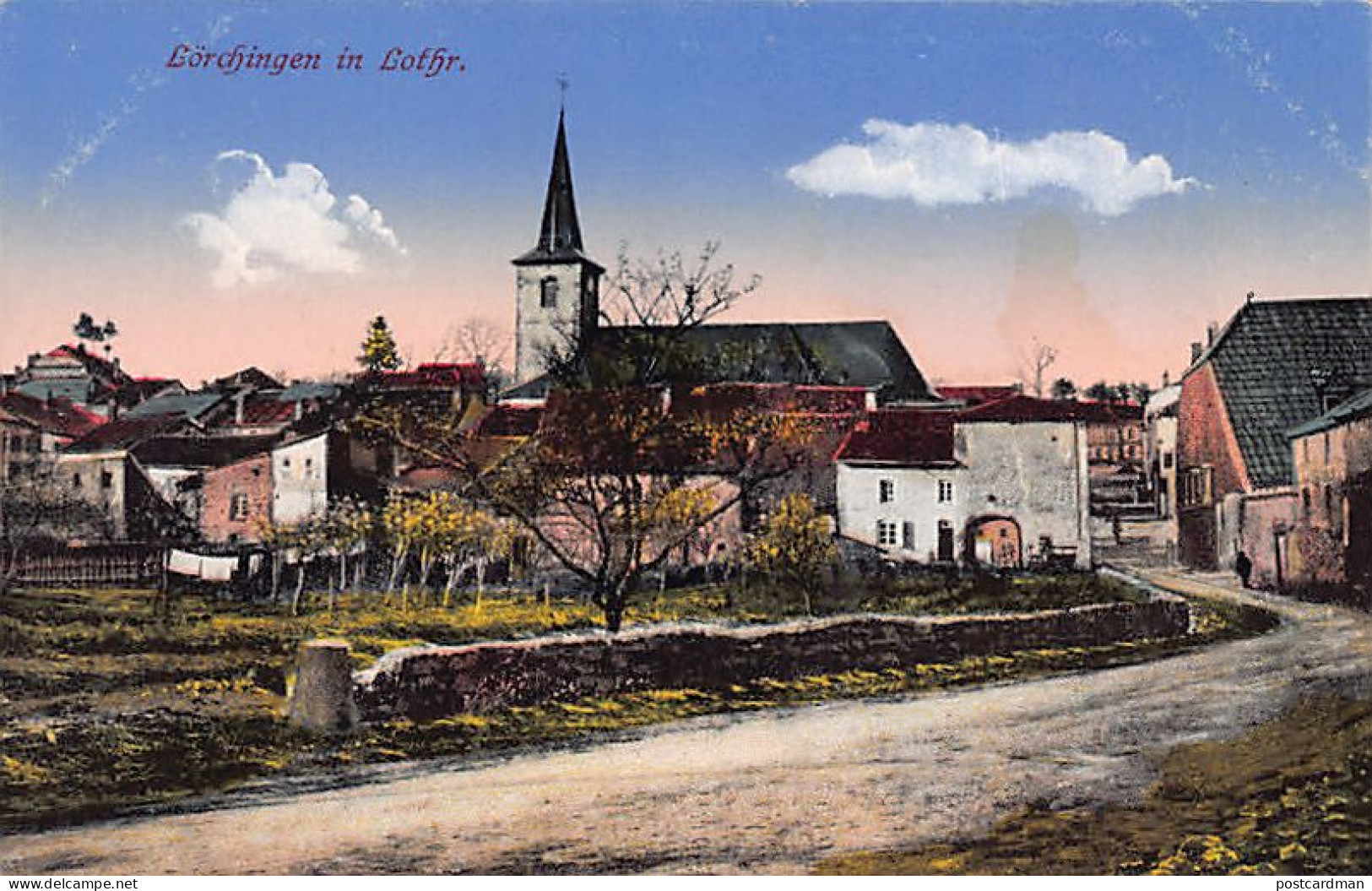 France - LORQUIN Lörchingen (57) Vue générale