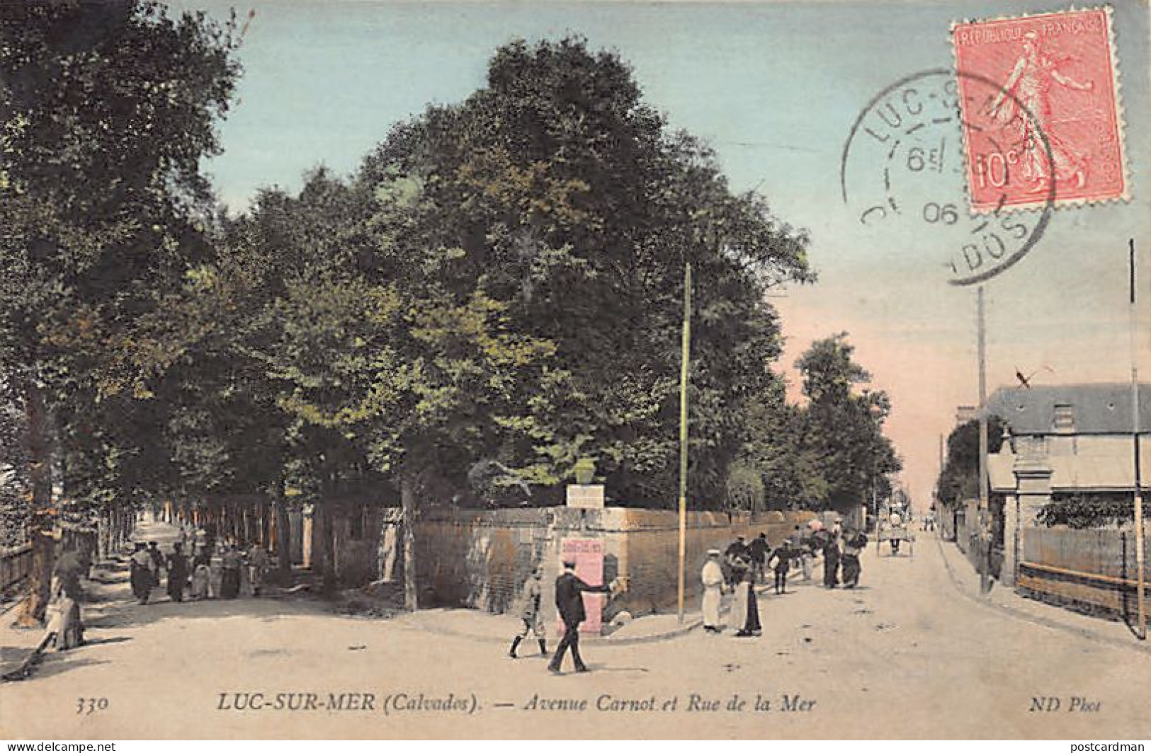 France - LUC SUR MER (14) Avenue Carnot et rue de la Mer